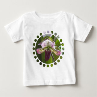 T-shirt original do bebê da orquídea