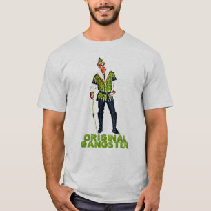 T-shirt original do gângster de Robin Hood do