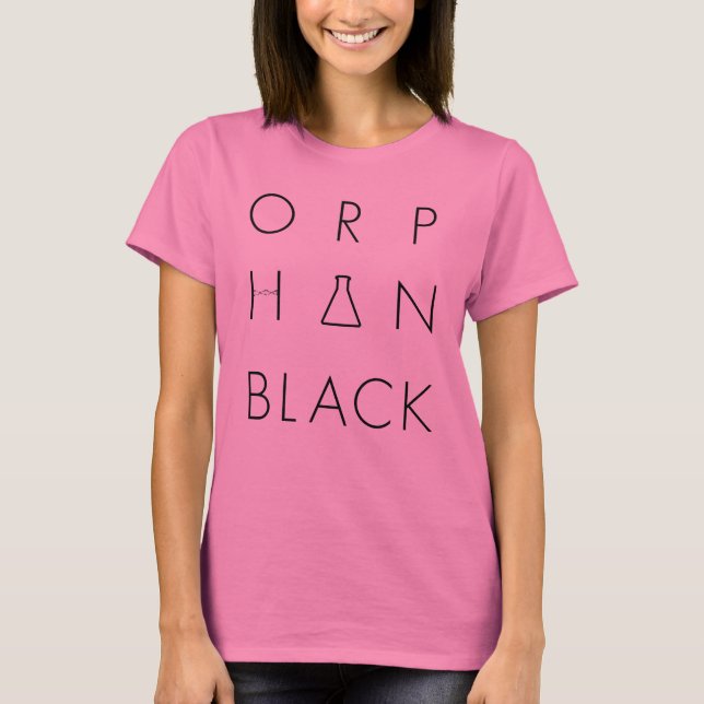 T-shirt Orphan Black | Grade de Logotipo (Frente)