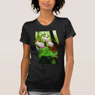 T-shirt Orquídea silvestre de Lady Slipper Rosa