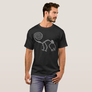 T-shirt Os aliens antigos Nazca alinham o macaco