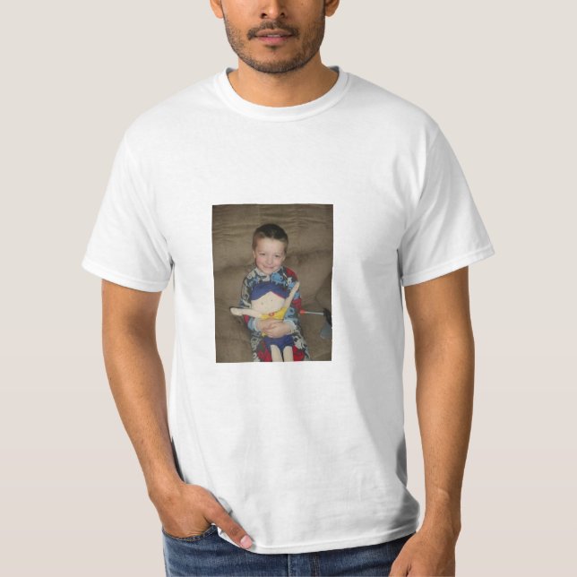 T-shirt Os anjos de Dominic para o autismo (Frente)
