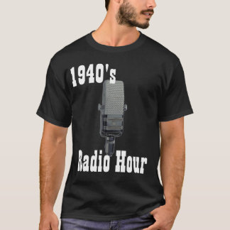 T-shirt os anos 40, hora de rádio