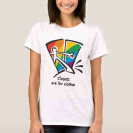 T-shirt Os armários são para a roupa