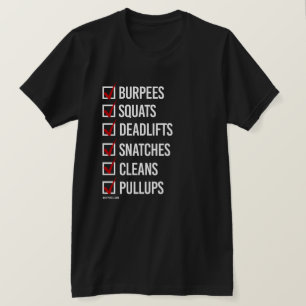 T-shirt Os atos de agarrar de Deadlifts das ocupas de