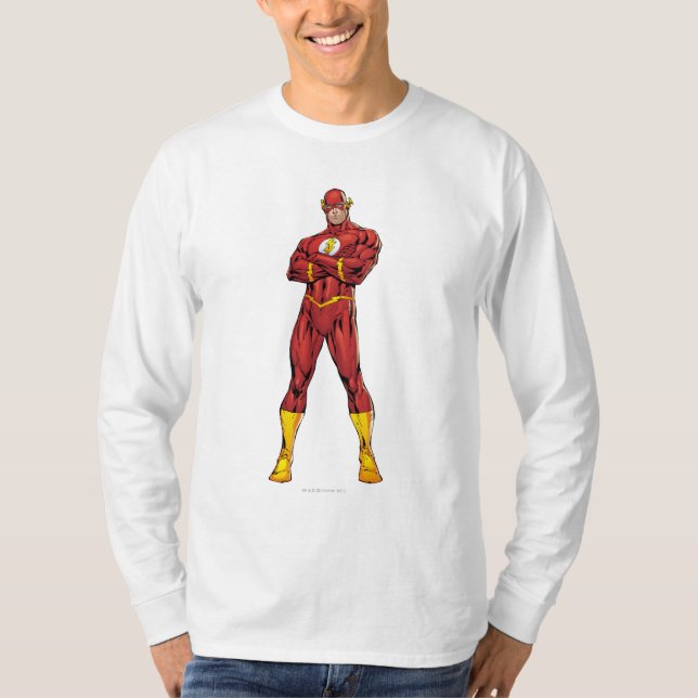 T-shirt Os Braços Flash Cruzados (Frente)