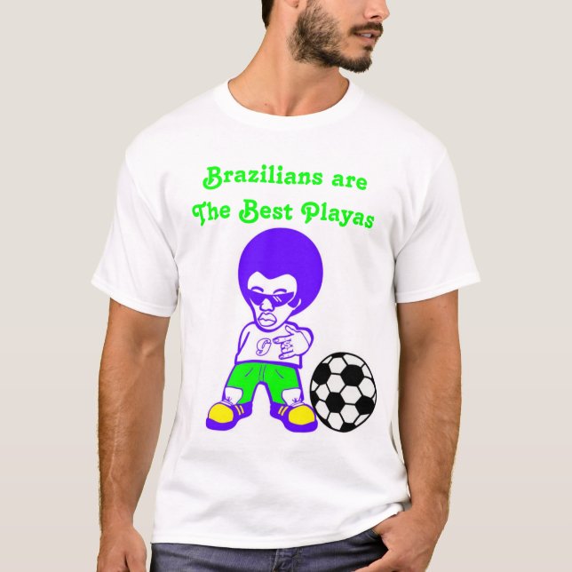 T-shirt Os brasileiros são o melhor Playas (Frente)