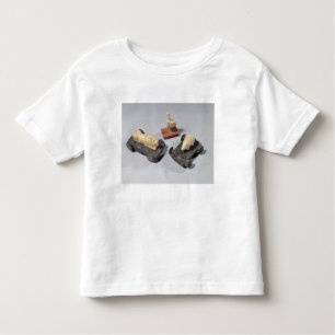 T-shirt Os brinquedos das crianças: um ouriço, um leão 