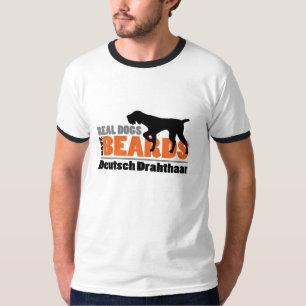 T-shirt Os cães reais têm barbas - Deutsch Drahthaar