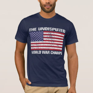 T-shirt Os campeões indisputados da guerra mundial