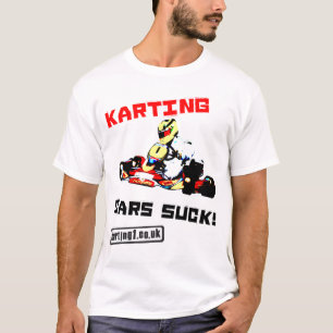 T-shirt Os carros de Karting sugam
