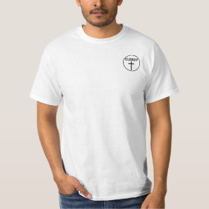 T-shirt Os cleros simbolizam para pastores, Reverends &