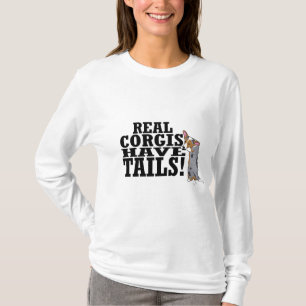 T-shirt Os Corgis reais têm senhoras das caudas