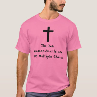 T-shirt Os dez mandamentos não são múltiplos…