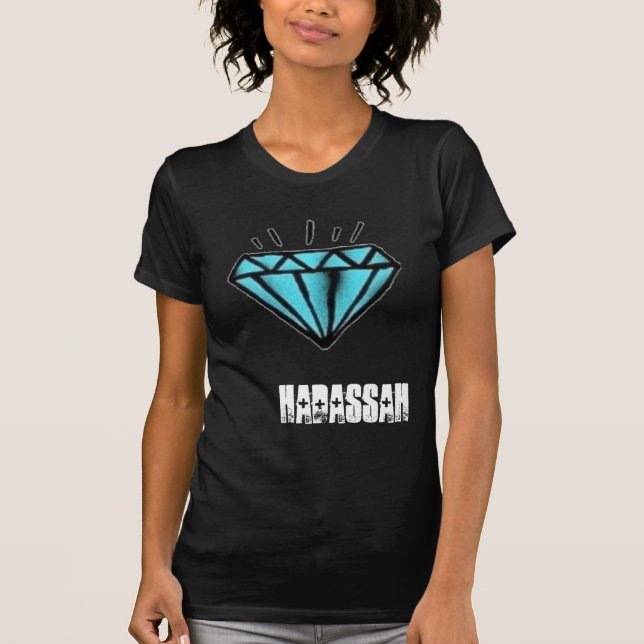 T-shirt Os diamantes e Hadassah Hardcandy são para sempre (Frente)