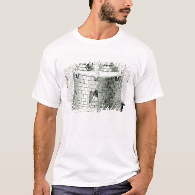 T-shirt Os dispositivos para manter a água e a comida (Frente)