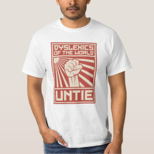 T-shirt Os Dyslexics do mundo DESATAM