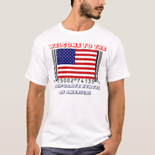 T-SHIRT OS ESTADOS UNIDOS DA AMÉRICA SÃO UM CORPORAÇÕ!