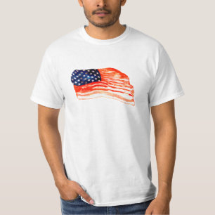 T-shirt Os Estados Unidos do bacon