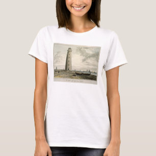 T-shirt Os faróis de Orford Nefs, Suffolk, do volume