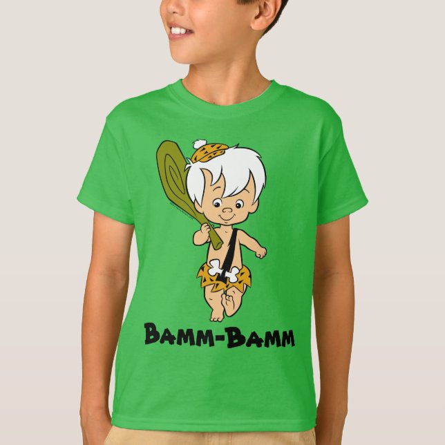 T-shirt Os Flintstones | Bamm-Bamm Rubble (Frente)