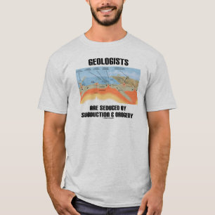 T-shirt Os geólogos são seduzidos pelo Subduction & pelo