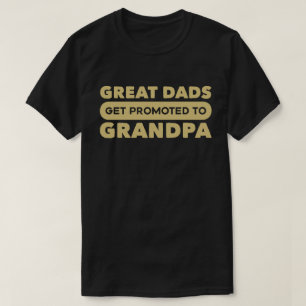 T-shirt Os grandes pais obtêm promovidos ao vovô