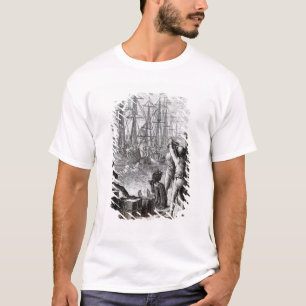 T-shirt Os habitantes do lance de Boston