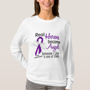 T-shirt Os heróis transformam-se doença de Alzheimer dos