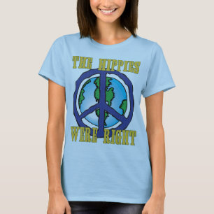 T-shirt Os hippys eram direitos!