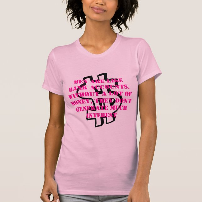 T-shirt Os homens são (Frente)