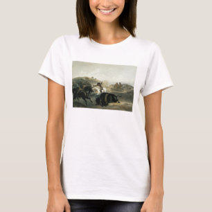 T-shirt Os indianos que caçam o bisonte, chapeiam 31 do