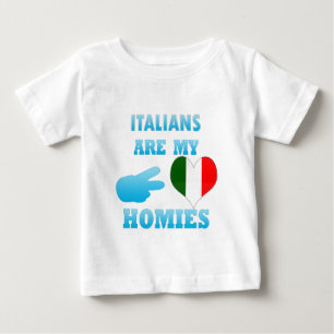 T-shirt Os italianos são meu Homies