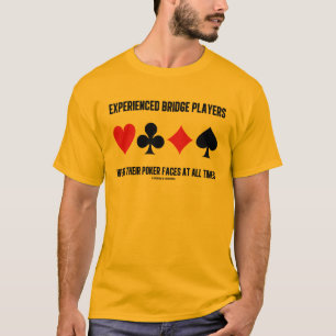 T-shirt Os jogadores de ponte experientes vestem suas