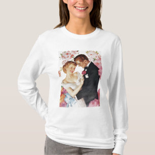 T-shirt Os jovens acoplam-se no vestuário formal