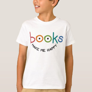 T-shirt Os livros fazem-me feliz