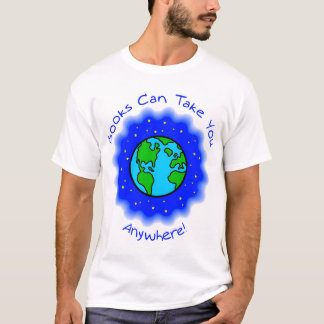 T-shirt Os livros podem tomar-lhe a luz básica T,