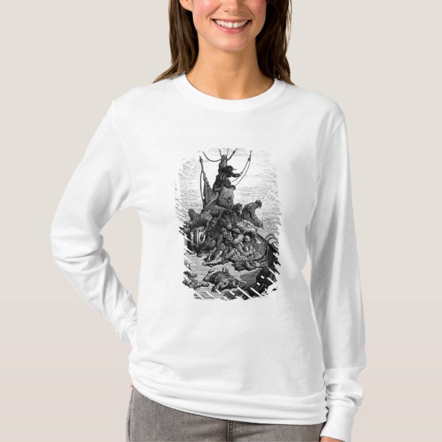 T-shirt Os marinheiros becalmed e atormentado pela sede (Frente)