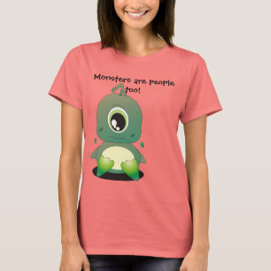 T-shirt Os monstro são pessoas demasiado