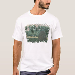 T-shirt Os monte de feno de Claude Monet aproximam