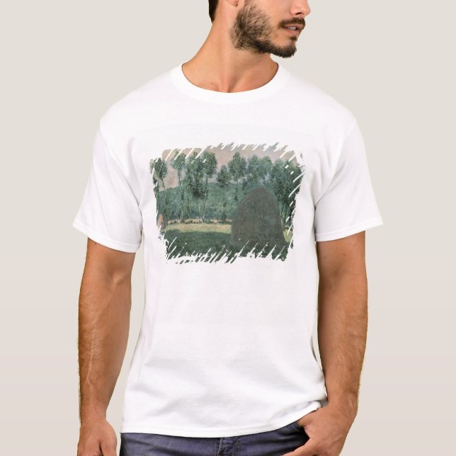 T-shirt Os monte de feno de Claude Monet | aproximam (Frente)