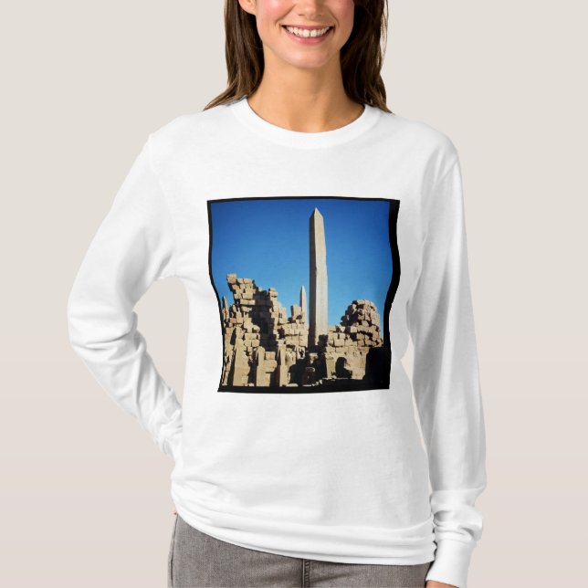 T-shirt Os Obelisks de Tuthmosis mim e Hatshepsut (Frente)