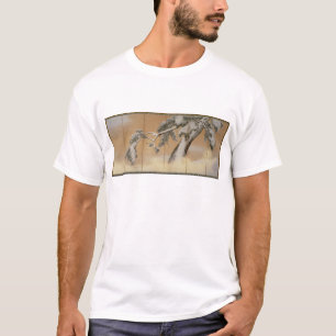 T-shirt Os pinhos sob a neve