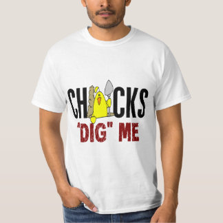 T-shirt Os pintinhos escavam-me