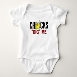 T-shirt Os pintinhos escavam-me