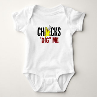 T-shirt Os pintinhos escavam-me