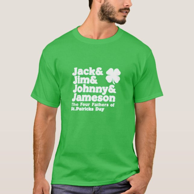 T-SHIRT OS QUATRO PAIS RUAS. DIA DE PATRICK (Frente)