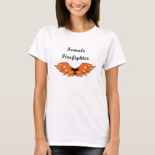 T-shirt Os sapadores-bombeiros fêmeas estão quentes