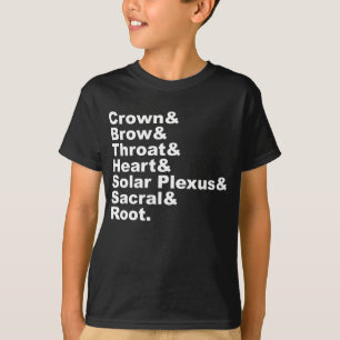 T-shirt Os Sete Chakras do Hinduísmo e Ritual Hindu