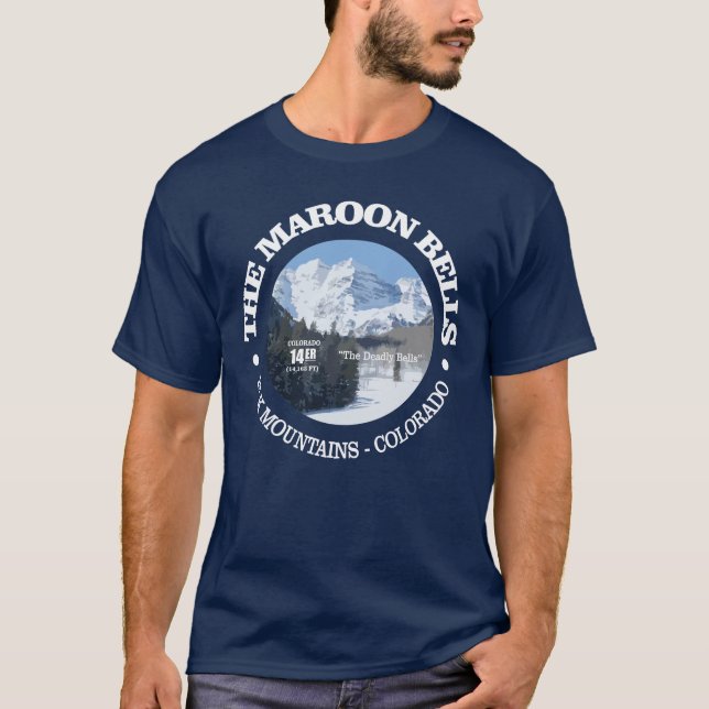 T-shirt Os Sinos Maroon (Frente)